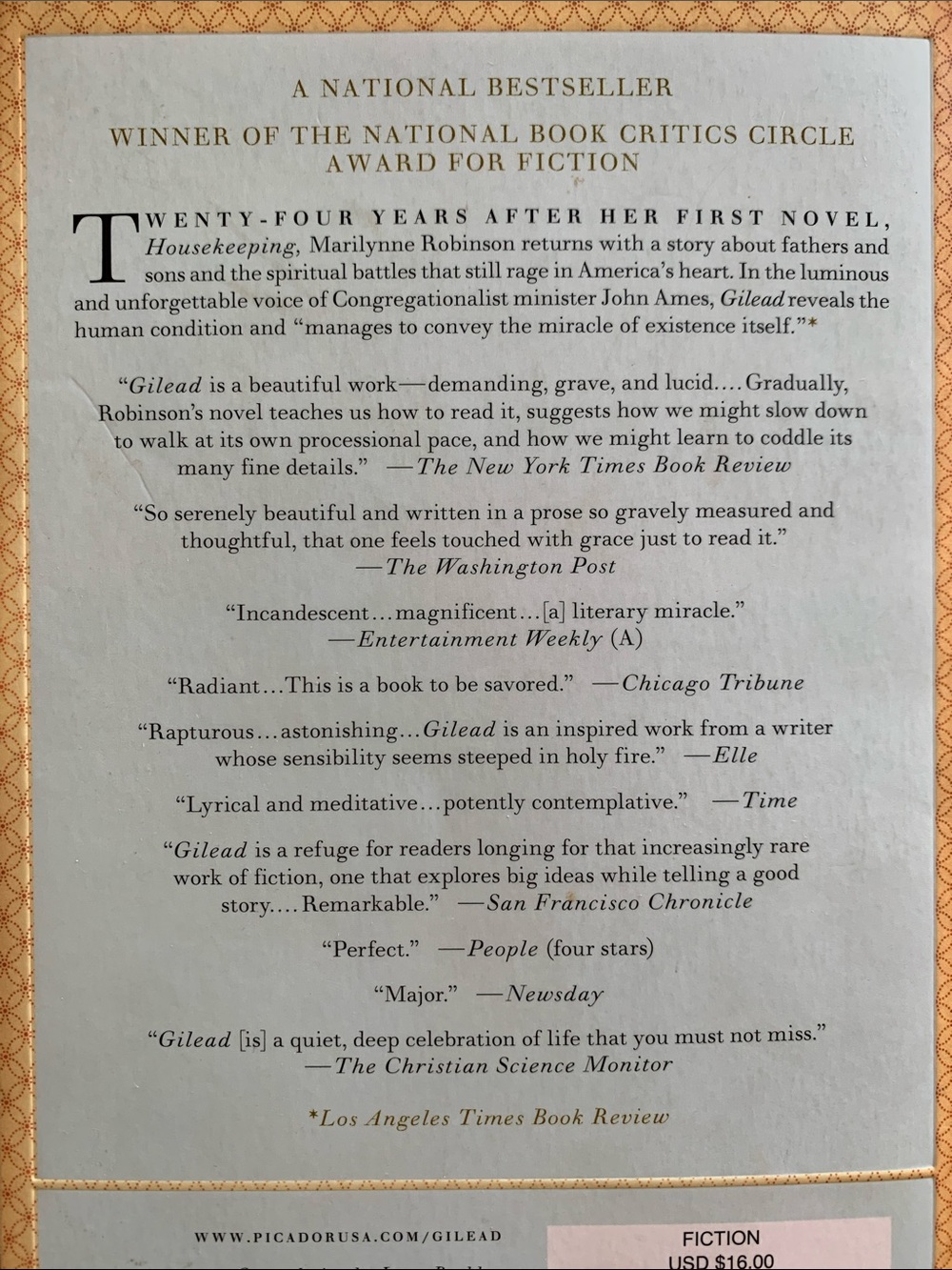 Book-Gilead - Picture 2 of 4